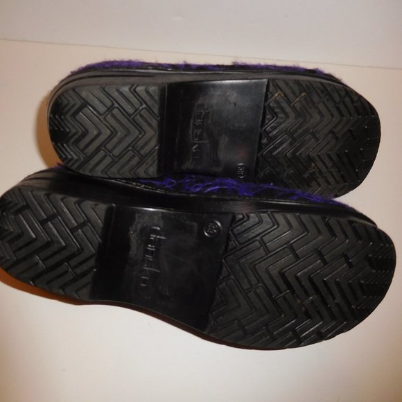 Dansko Purple Wool Swirl Clogs—Size 39 EU/US = Size 8 - Picture 7 of 7